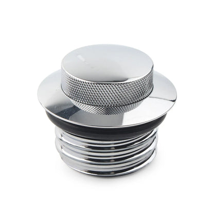 Flush Pop Up Reservoir Gas Cap for Harley (Chrome)