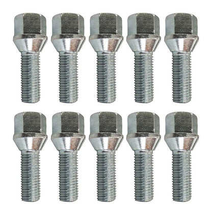 Tapered Collar M12x1.25 Wheel Bolts For Wheel Replacement Protective Finish