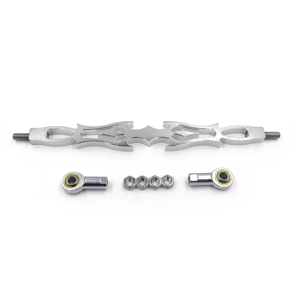Chrome Spear Shift Linkage +2" for Harley FXDWG Dyna Wide Glide (1993–2016)