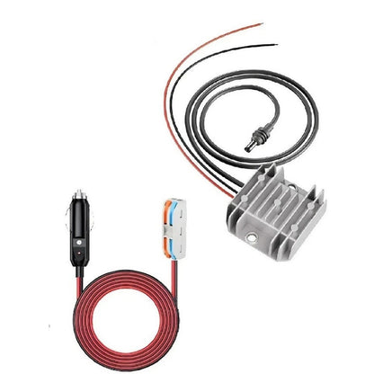 12V to 30V Boost Adapter for Outdoor Remote Work - Aluminum Housing