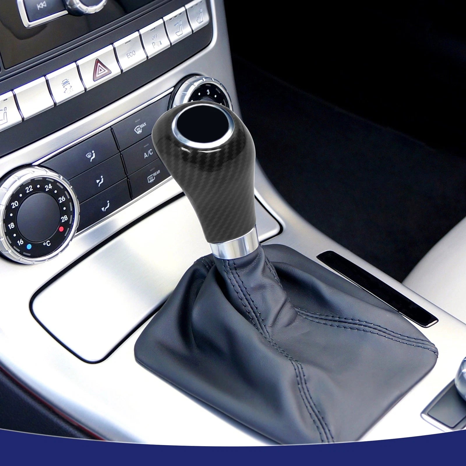 Gear Shift Knob Panel Cover Replacement for Mercedes-Benz A-Class (2019–2022)