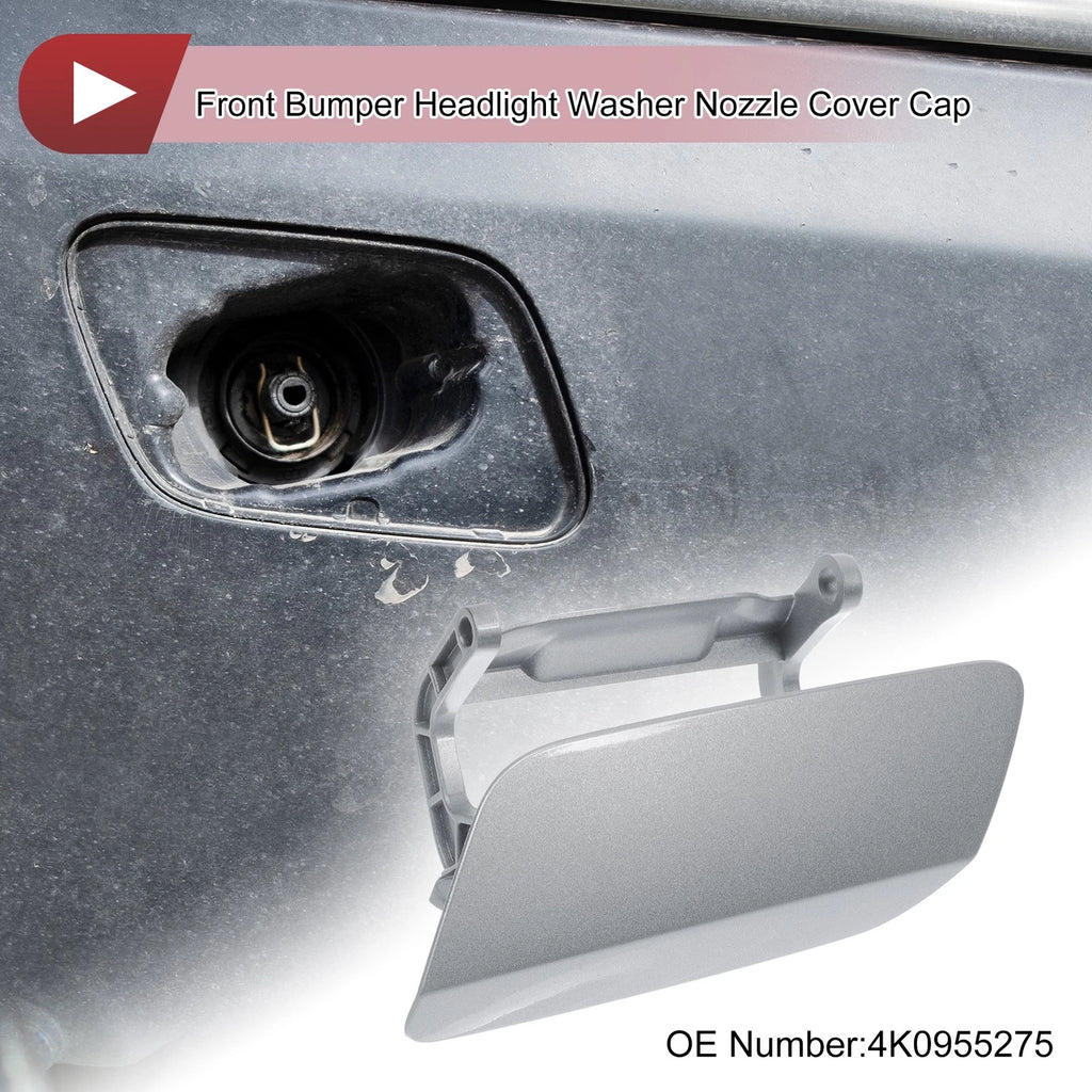 Front Left Washer Nozzle Cover Cap for Audi A6 (2019–2024) Gray