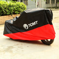 Motorcycle Rain Cover for 190T (Waterproof, UV Protector, Red)