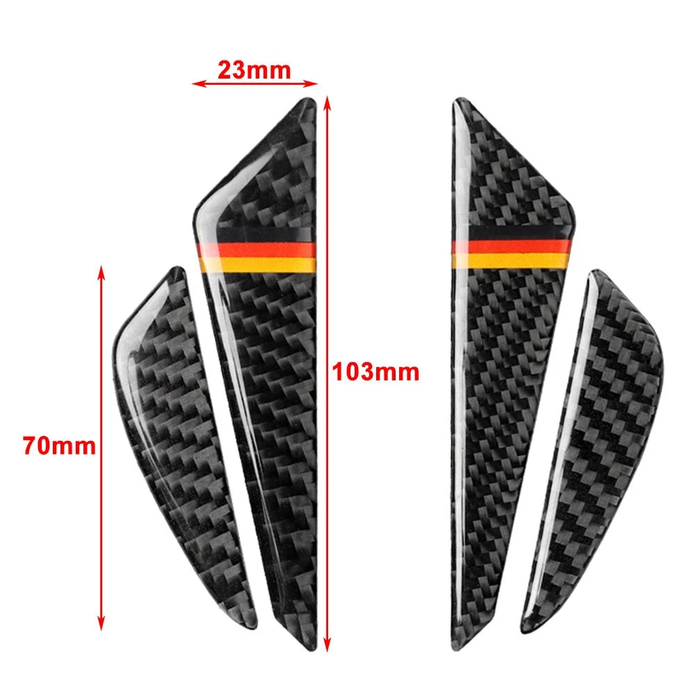 Door Anti-Collision Carbon Fiber Edge Guards Trim Universal