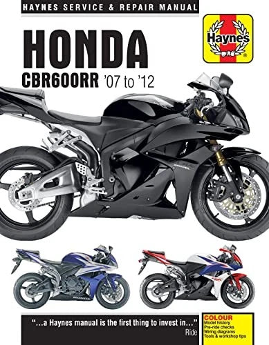 Haynes Service Manual for Honda CBR600RR (2007–2012)