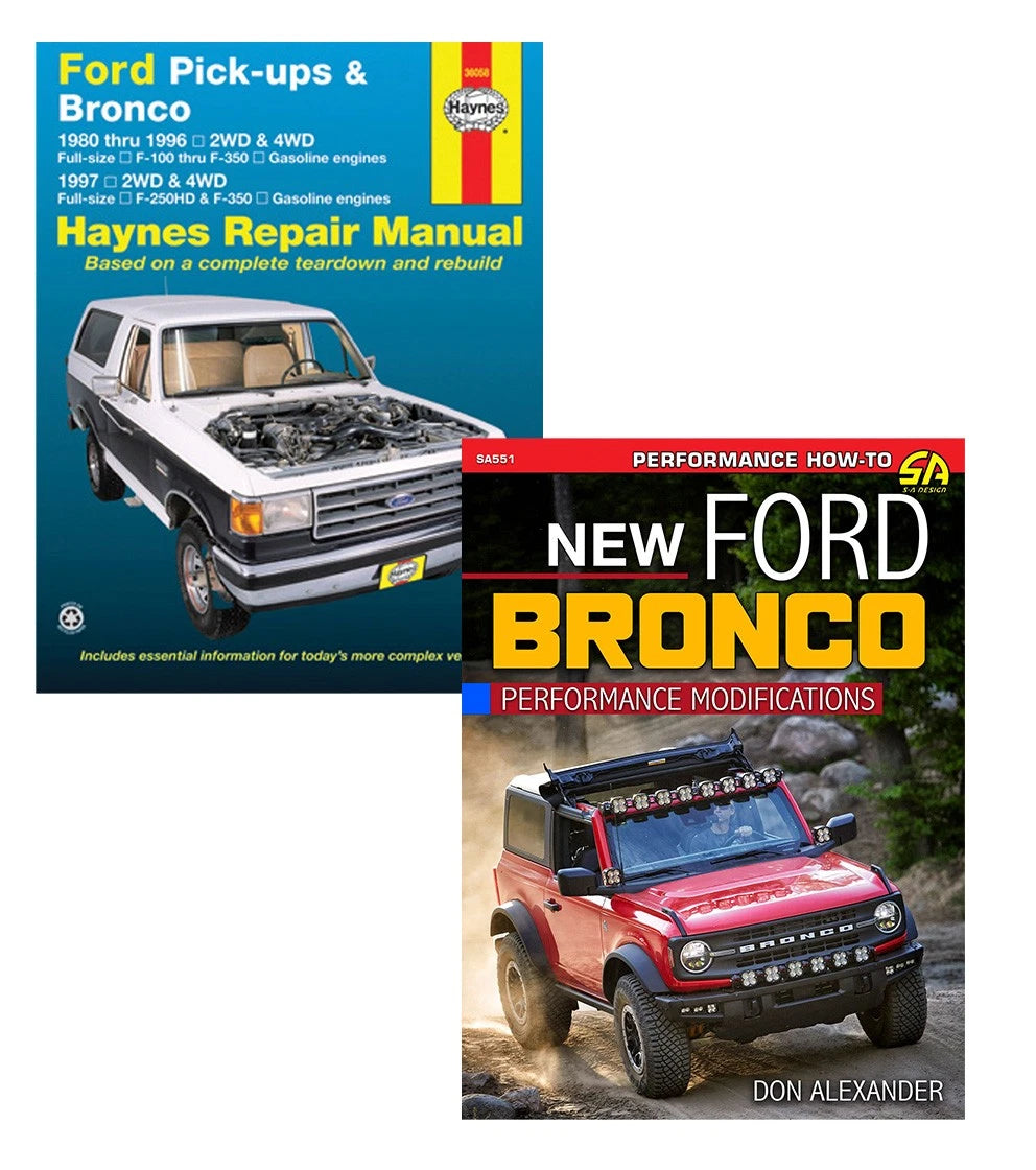 Performance Modifications Manual 2 Book Set for Ford Bronco (1980–1996)