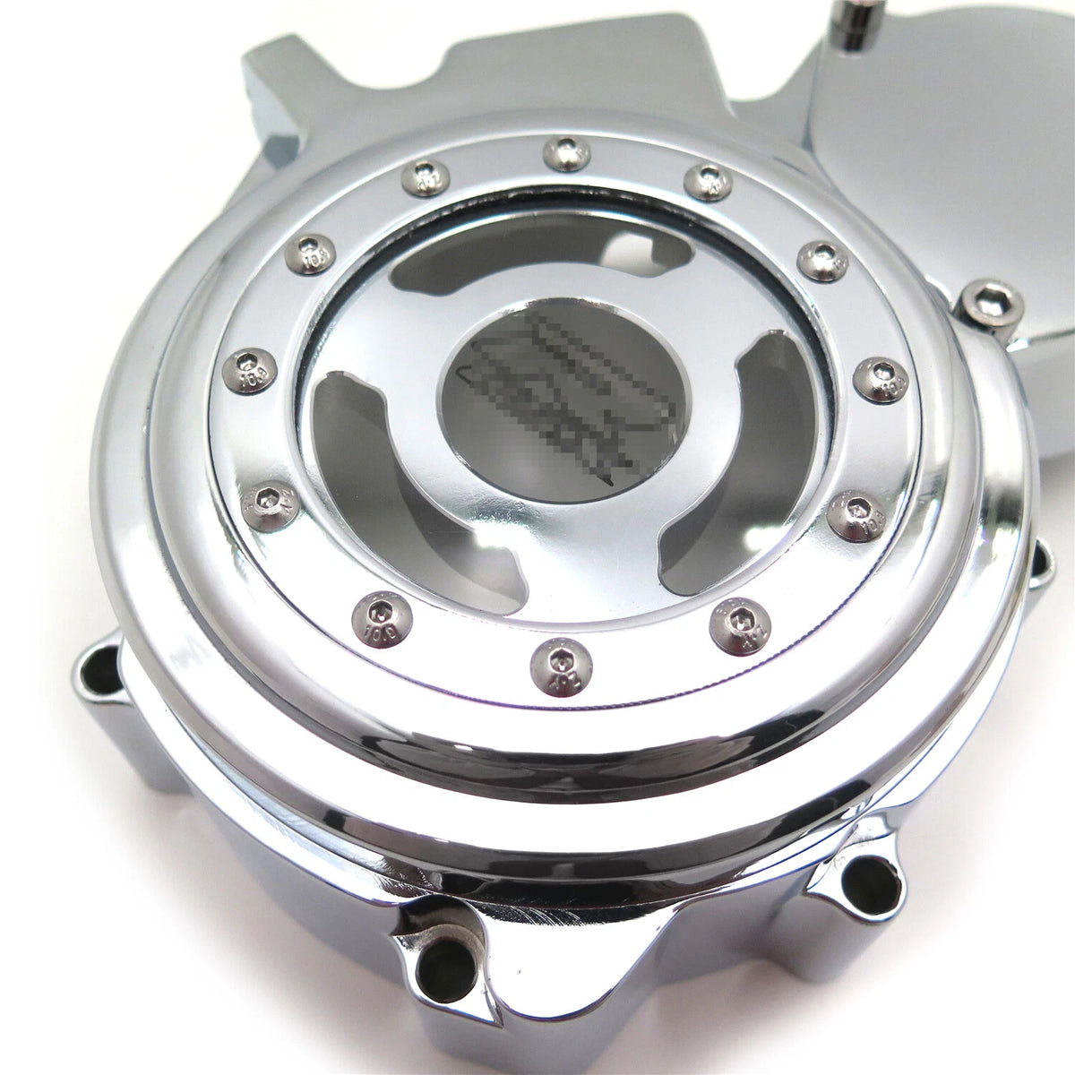 Chrome Left Engine Stator Cover for Suzuki GSXR 600/750 (2006–2024)