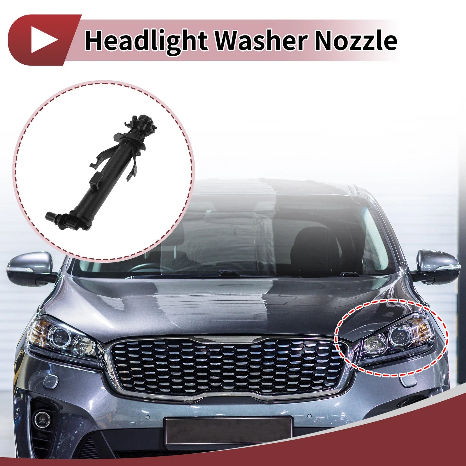Headlight Washer Nozzle for VW Golf Hatchback (2013–2017) No. 5G0955965