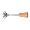 Manual Potato Masher Tool with Wooden Handle for Efficient Mashing