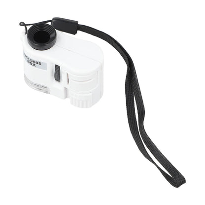 60x Pocket Microscope with Dual Light Function for Detailed Viewing