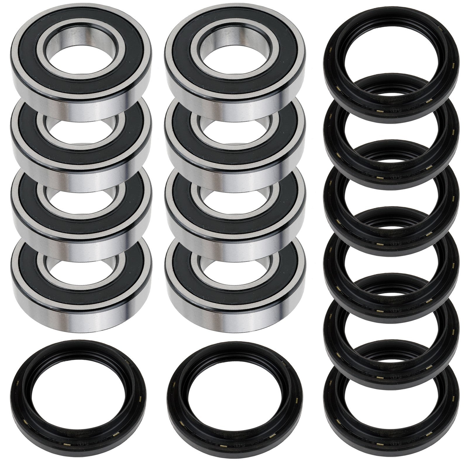 Wheel Knuckle Bearing Seal Front Rear Replacement for Yamaha Wolverine (2016–2018)
