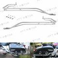 Chrome Saddlebag Twin Rail Guard Support Kit for Harley Touring (2009–2013)