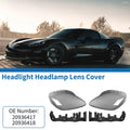 Front Headlight Lens Cover Replacement Set for Chevrolet Corvette C6 (2005–2013)