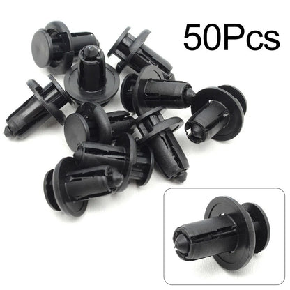 50pcs Retainer Clips Bumper for Honda (2016–2021) 91503SZ3003 Black