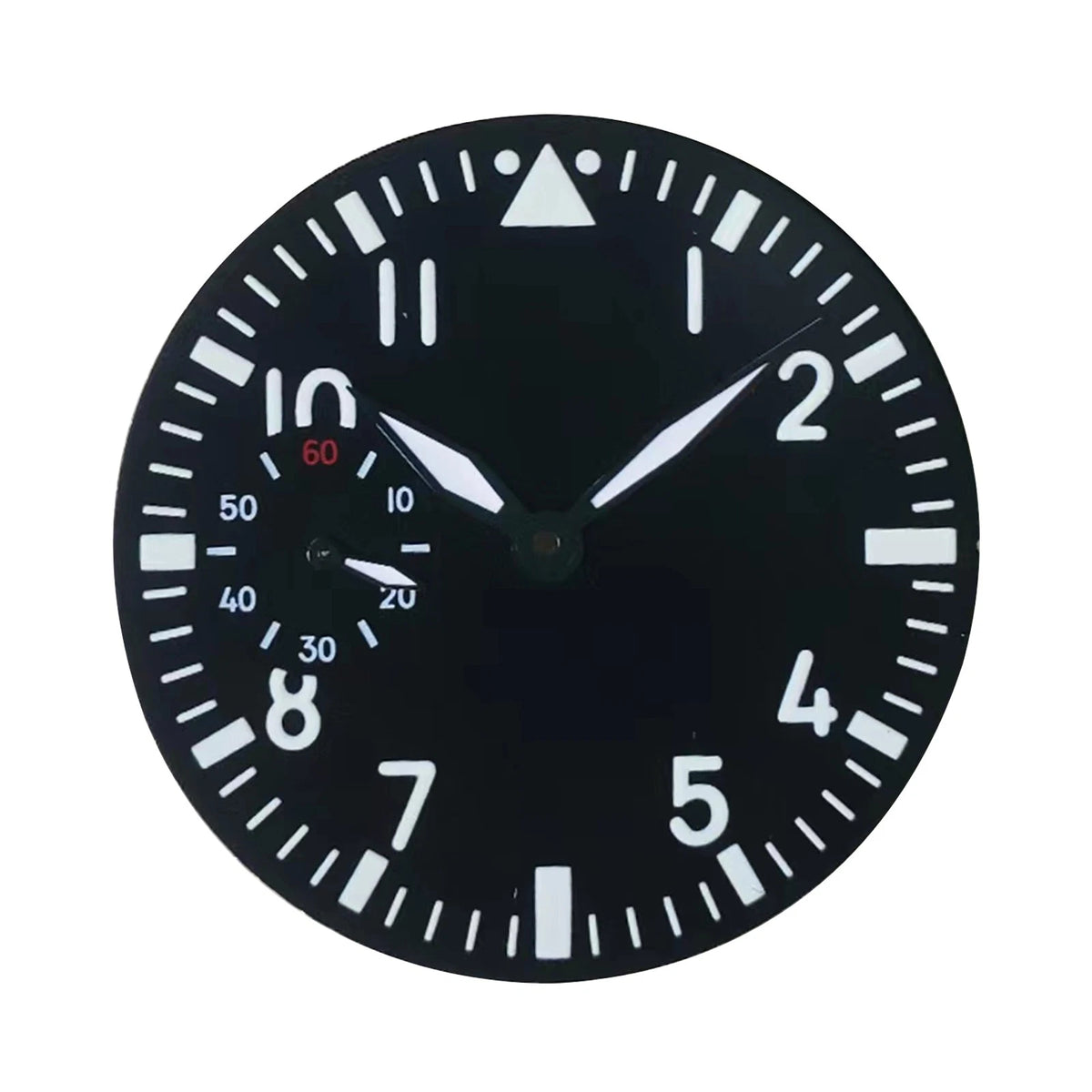 38.9mm Black Watch Dial + Hands for ETA 6497