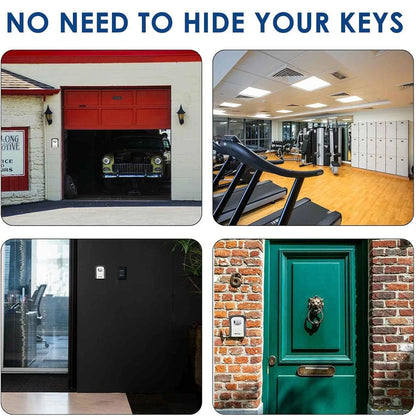 4-Digit Key Safe Lock Box Wall Mount Security Storage Case