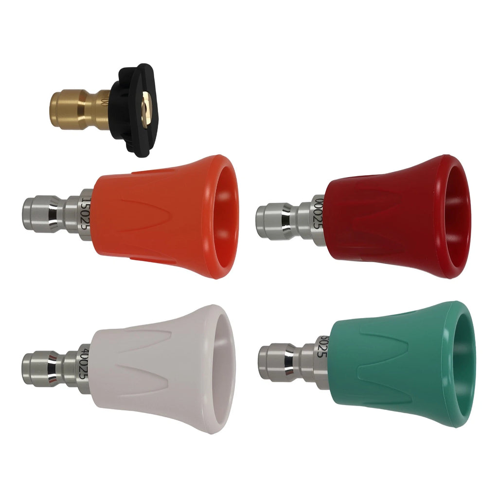 5 Piece Pressure Washer Nozzle Guard Set Tips Quick Connect