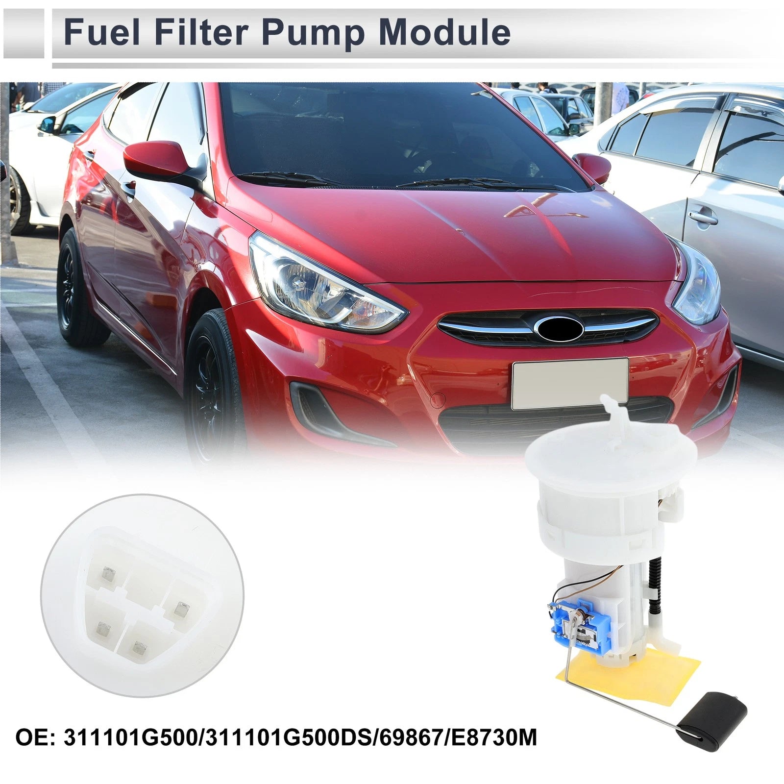 Fuel Pump Assembly Replacement for Hyundai Accent 2006-2011 L4 1.6L Petrol