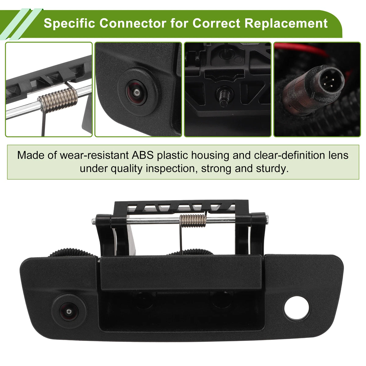 Tailgate Handle Backup Rear View Camera No. 68197873AA for Dodge Ram 1500 (2019–2023)