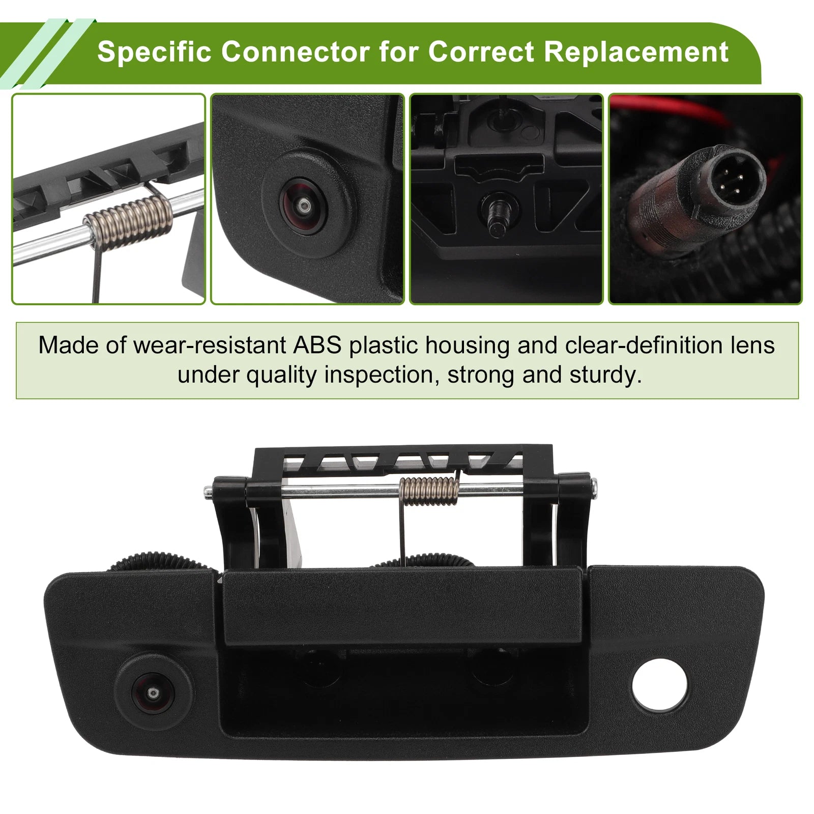 Tailgate Handle Backup Rear View Camera No. 68197873AA for Dodge Ram 1500 (2019–2023)