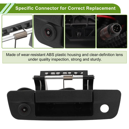 Tailgate Handle Backup Rear View Camera No. 68197873AA for Dodge Ram 1500 (2019–2023)