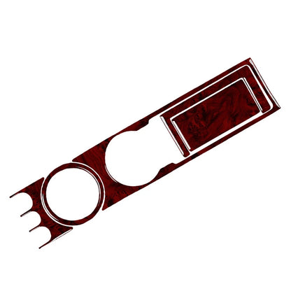 Red Wood Grain Water Cup Holder Panel Cover Trim for BMW 3 Series E36 (1994–1996)