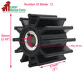 Water Pump Impeller Repair Kit 15000K for Sherwood Inboard Marine Engine