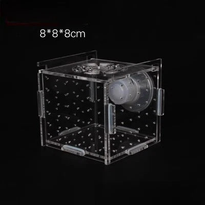 Acrylic Breeding Box for Aquarium Fry Protection and Spawning Control