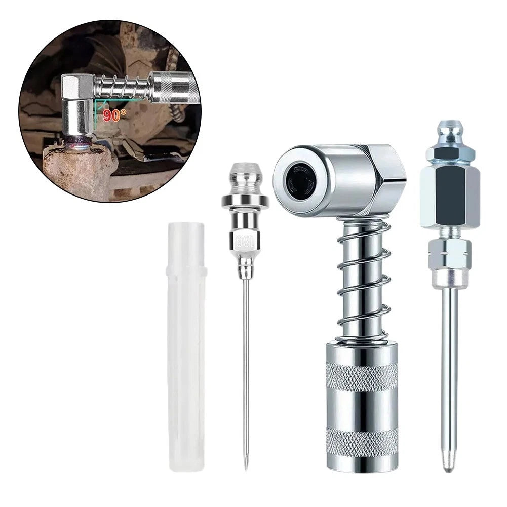 90 Degree Grease Dispenser for Tight Corners