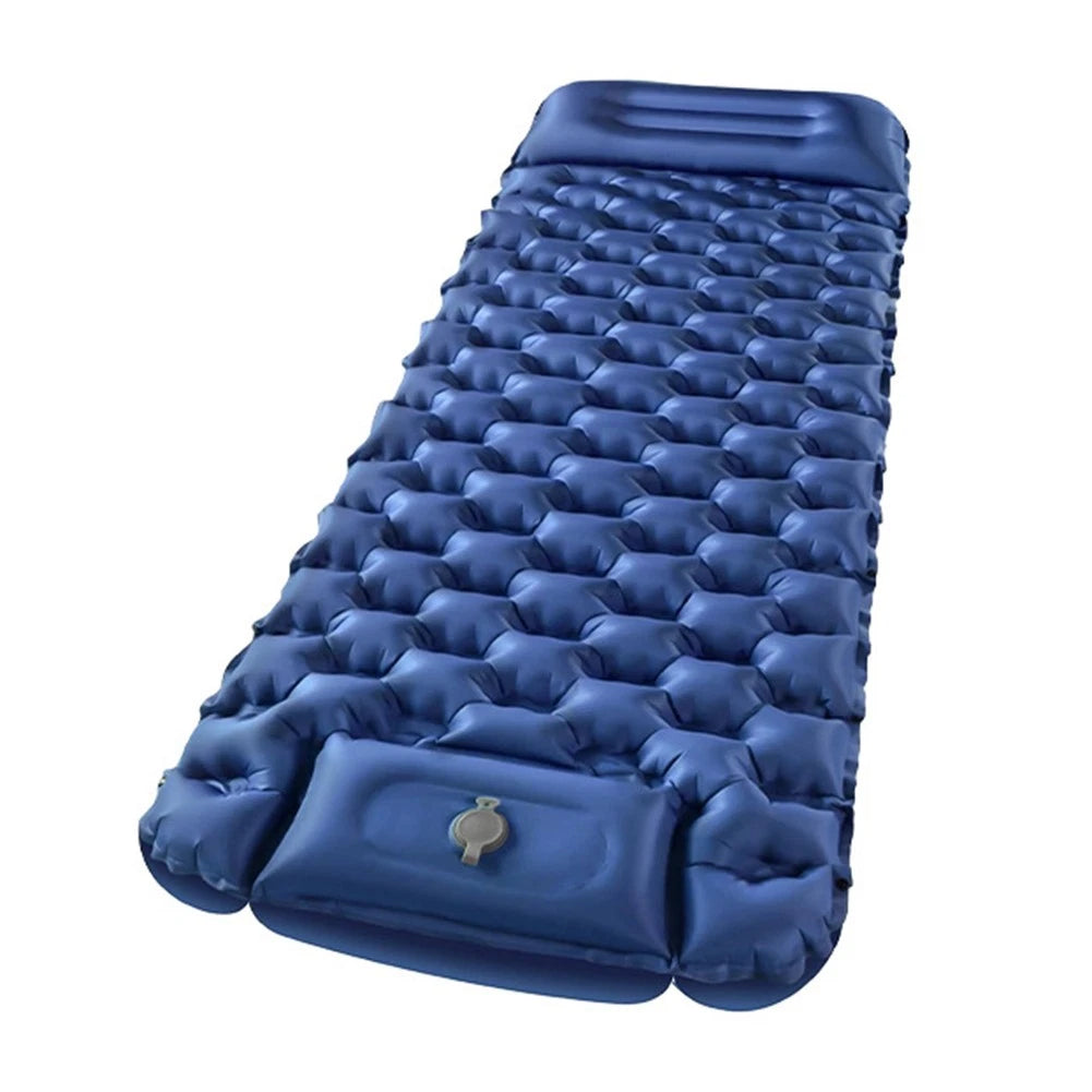 Lightweight Portable Air Mattress with Pillow for Weekend Getaways