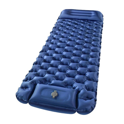 Lightweight Portable Air Mattress with Pillow for Weekend Getaways