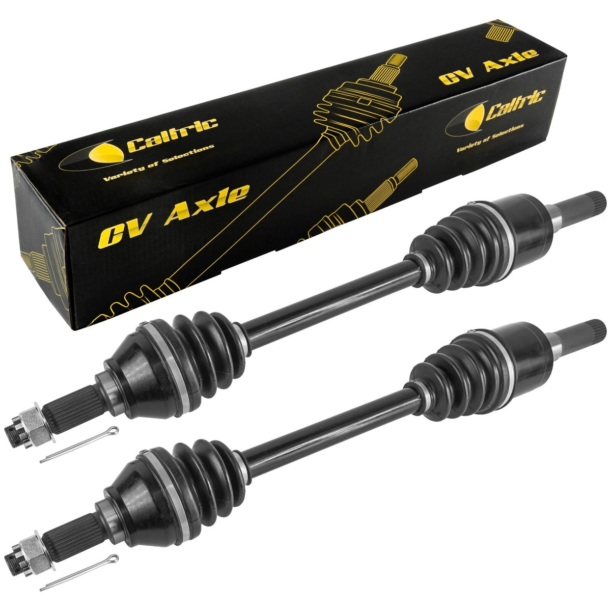 Caltric Front Rear CV Joint Axle Replacement for John Deere AM140523 (—)