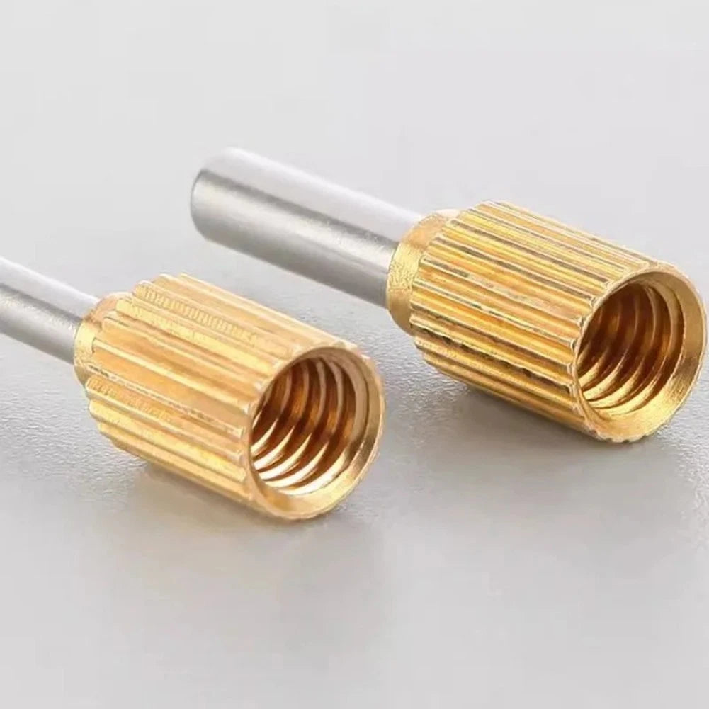 5pcs Stainless Steel Caulking Nozzle Applicator Set with Copper Thread
