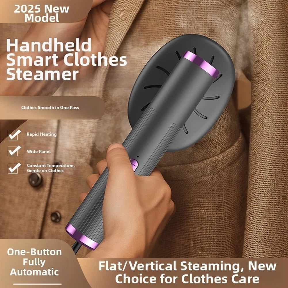 Handheld Steamer Iron for Travel (Fast Heat Fabric Refreshing Tool)