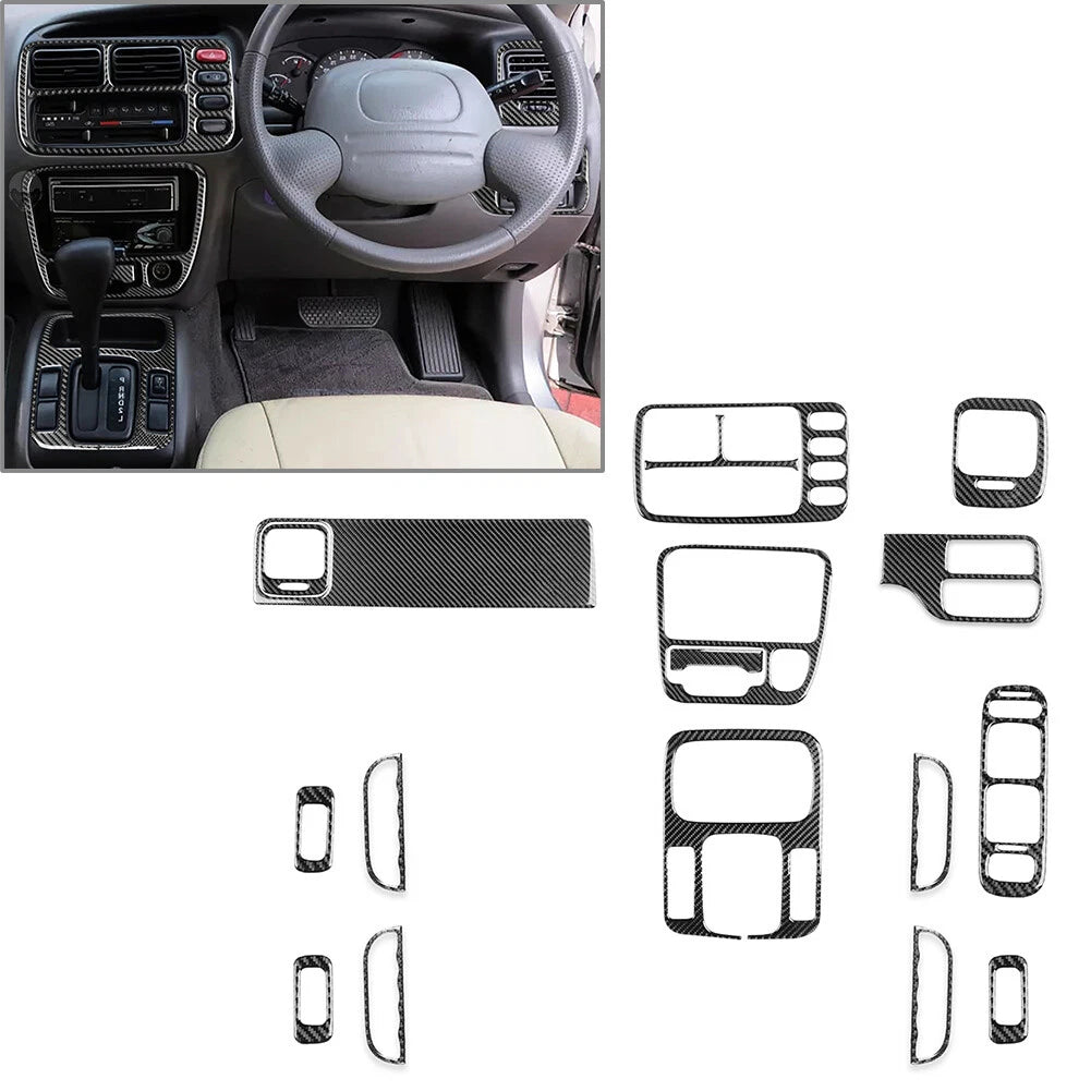 Interior Cover Trim Kits Fit Suzuki Grand Vitara Fit Chevrolet Tracker Black