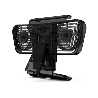 2 Blue LED Fan Cooling Holder Bracket for Steam Deck/Switch/OLED