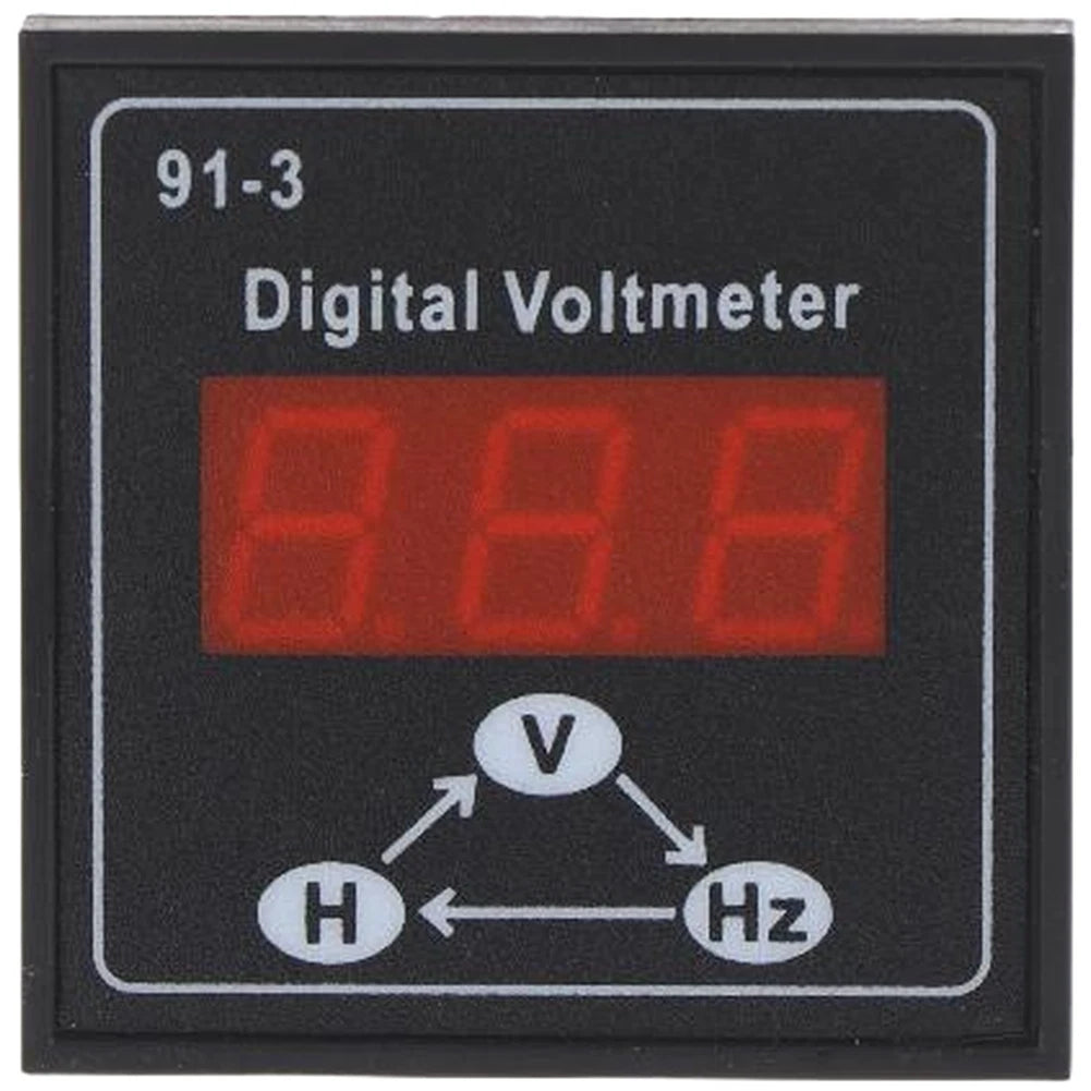 Digital Voltmeter Voltage Monitor Panel Mount for Universal Use
