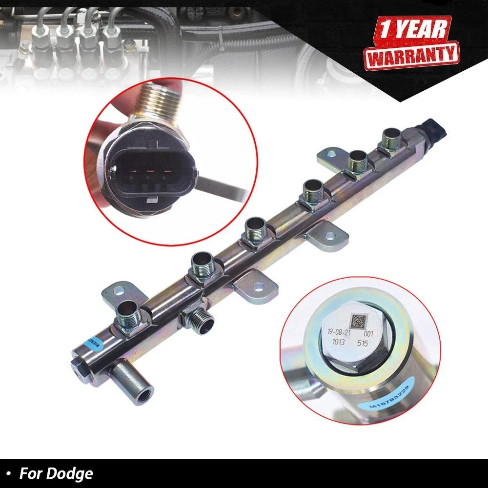 Fuel Rail with Sensor for Dodge Ram 6.7L (2007–2012) 0445226044