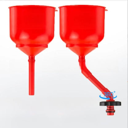 Coolant Funnel for Vehicle with 360 Rotation Feature