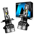 H4 LED Headlight Bulbs Conversion Kit for NOVSIGHT (30000LM, 130W, 6500K)