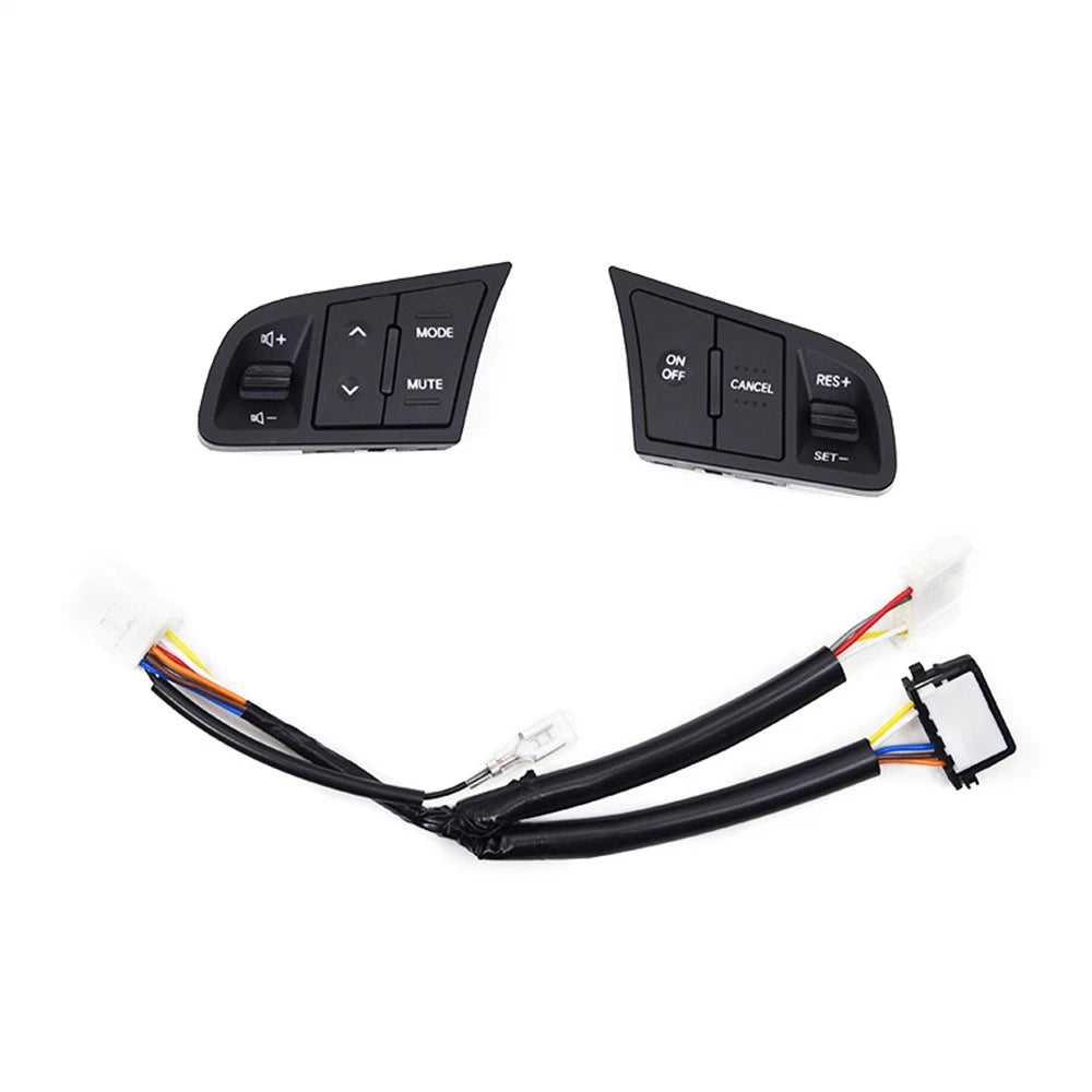 Left+Right Steering Wheel Cruise Volume Control Switch Kit For Kia Soul Forte