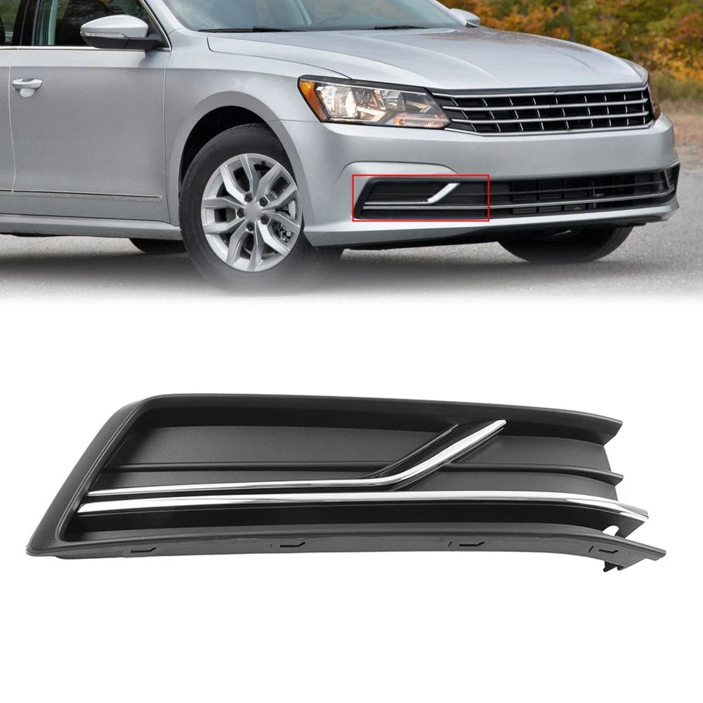 Front Bumper Lower Fog Light Bezel Cover for VW Passat (2016–2019)
