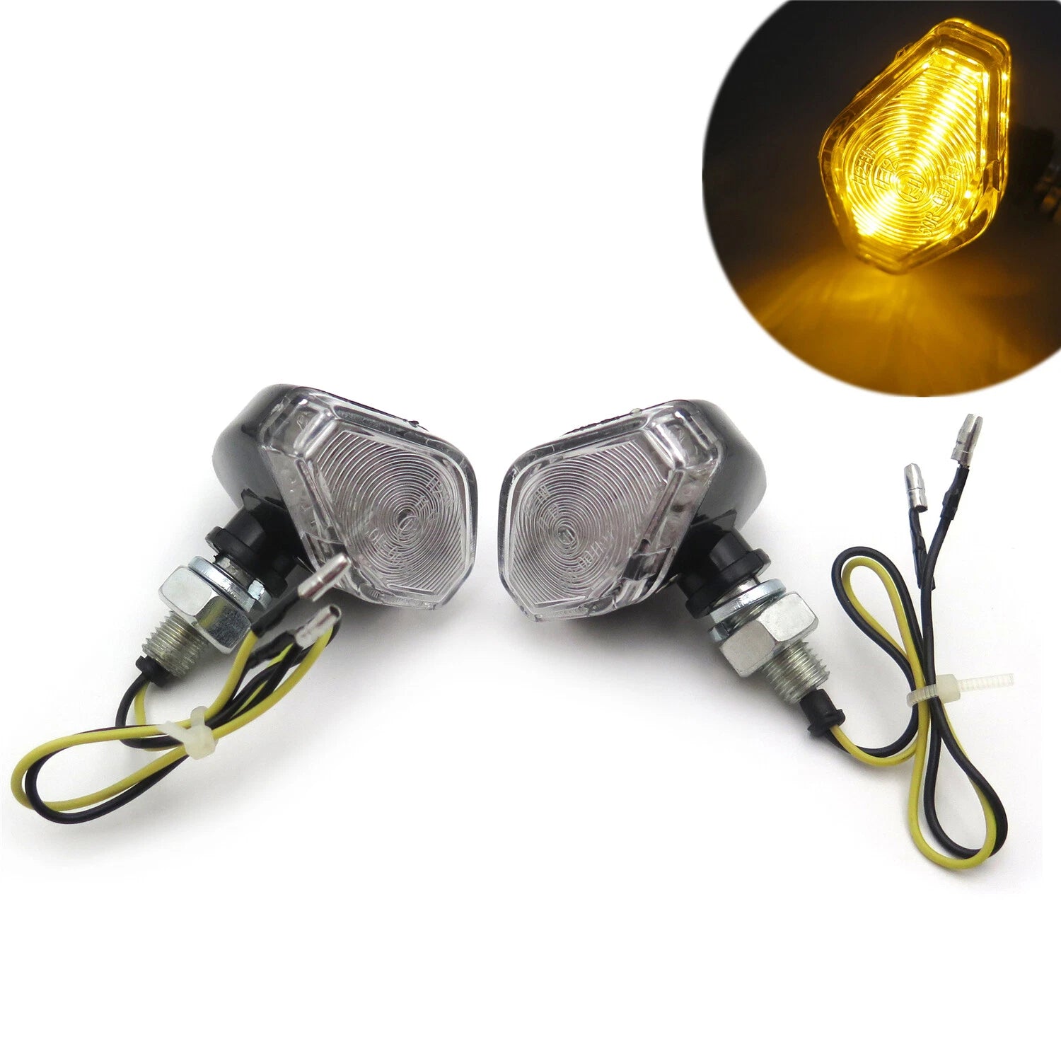 Universal Amber LED Turn Signal Light for Motorcycle (All Models)