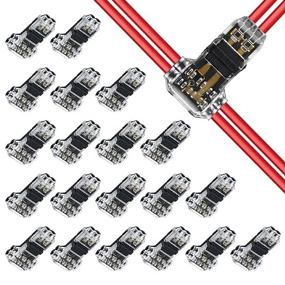 T Tap Connector for Quick Wire Branching (16-20 AWG)