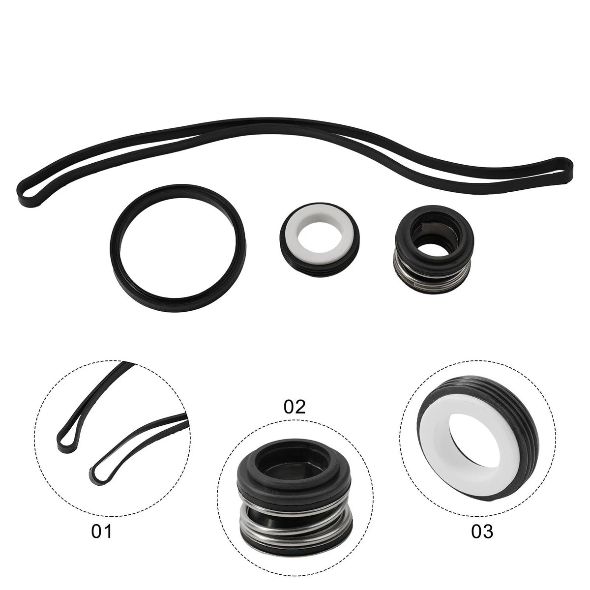 Seal Assembly Kit for Hayward Superpump & MaxFlo-Pump