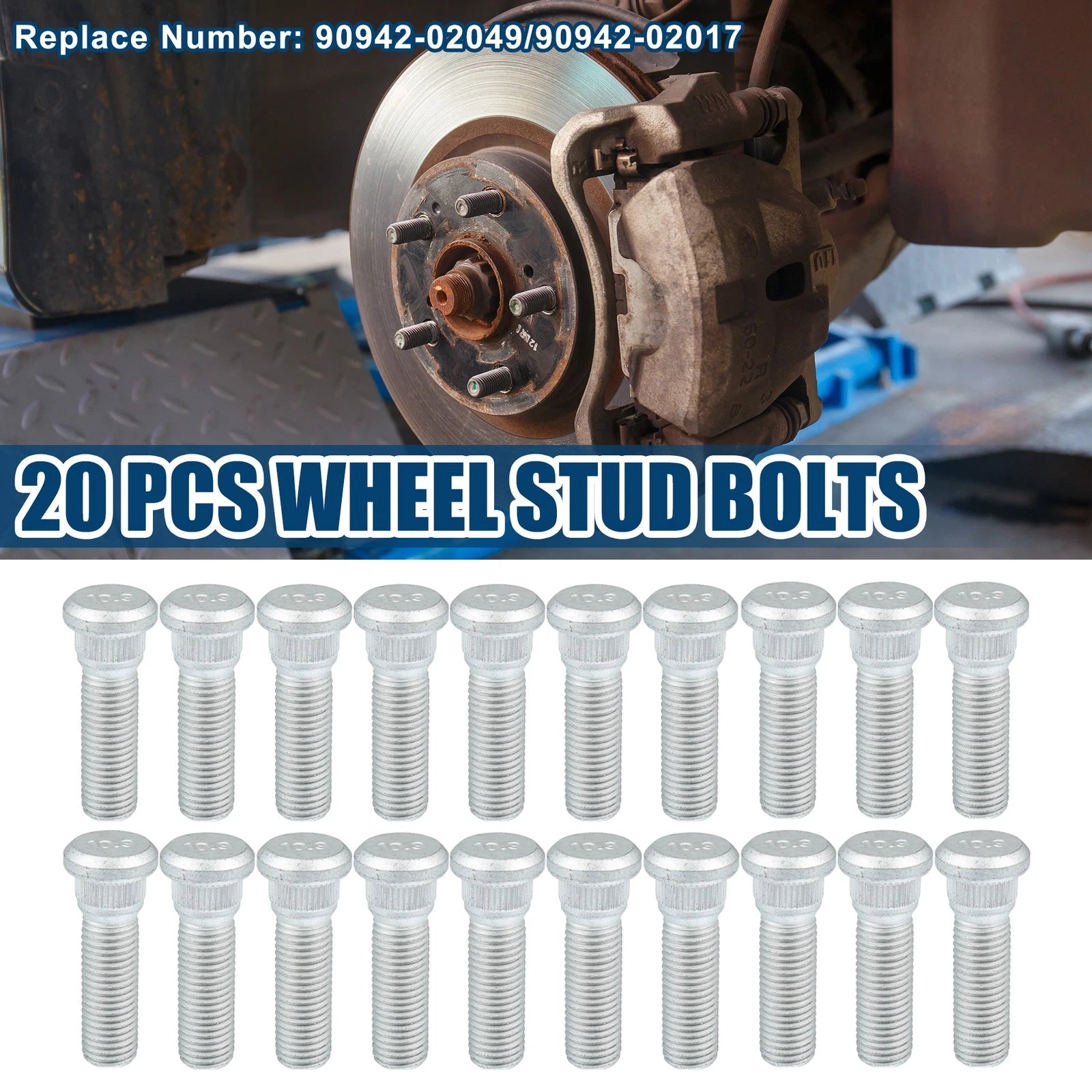 Wheel Stud Bolts M12 1.5 Replacement for Lexus Toyota Scion (2009–2015)