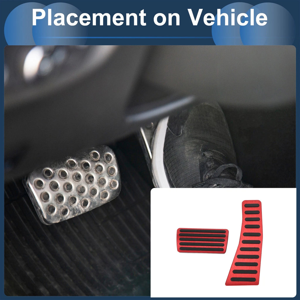 2 Pcs Foot Accelerator Pedal Covers Front for Honda Civic (2006–2009)
