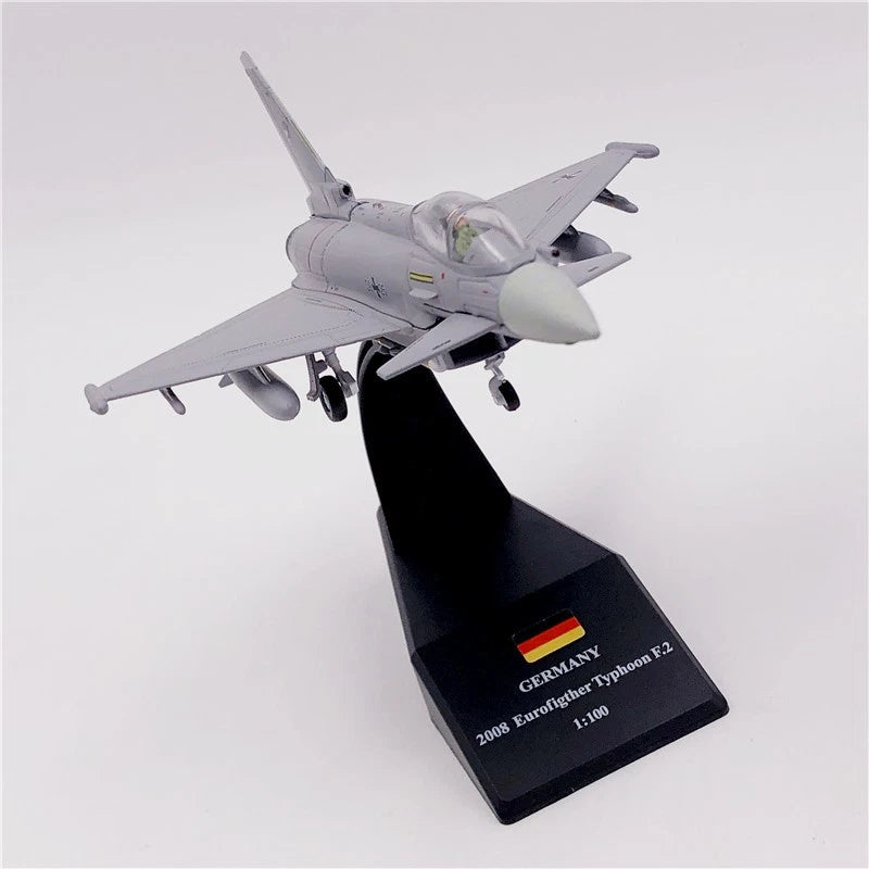 Alloy Fighter Model EF2000 for Germany Luftwaffe Typhoon (1:100 Scale)