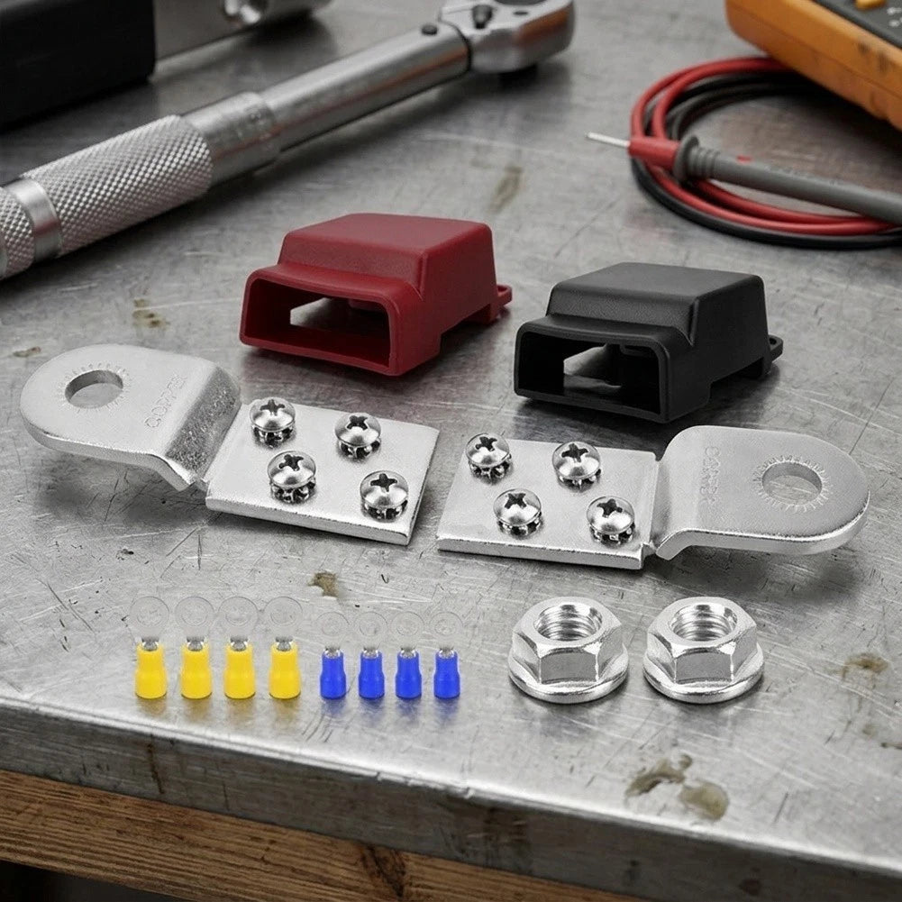 Busbar Terminal Kit 100A 32V DC for Caravan Solar Wiring