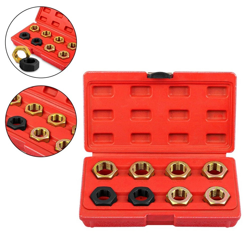 Axle Thread Repair Tool Set for M20x1 25 to 13/16inch X20UNEF Threads